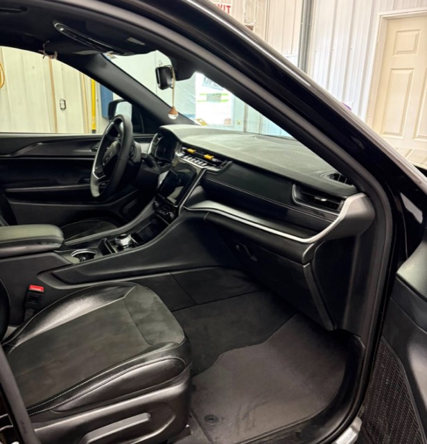 The same car interior after an MG Detailing clean