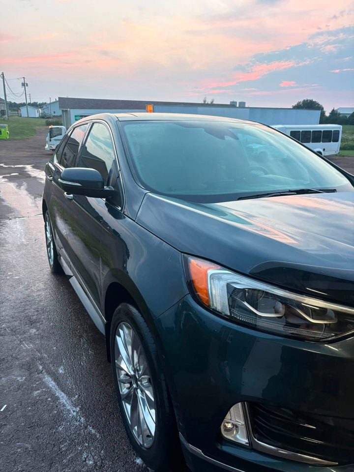 dark ford edge sunset sky, detailed by MG Detailing