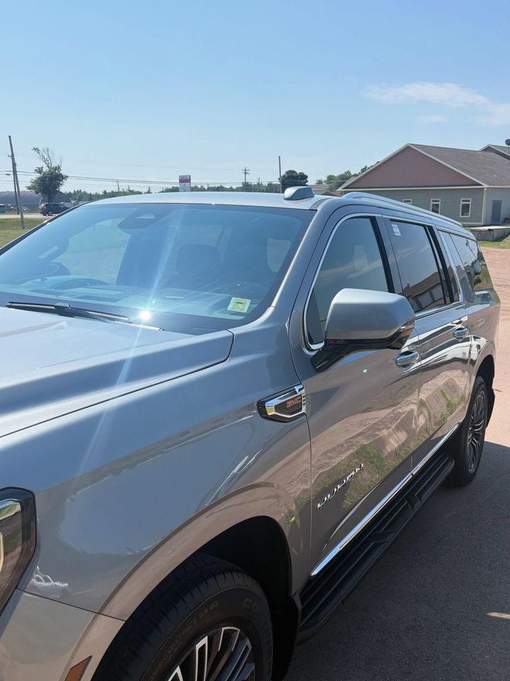 Grey 2026 GMC Yukon, detailed by MG Detailing